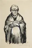 Käthe Kollwitz, Herrensegen- Schwangere Frau (Lord's Blessing - Pregnant Woman)