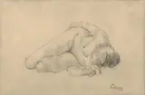 George Grosz, Akt (Nude) 1912