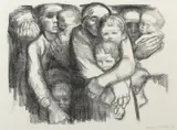 Mutter II (Mothers II) 1919 by Käthe Kollwitz, 1919, lithograph, sold Dec 2014