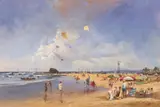 D'Arcy Doyle, Untitled (Currumbin Kites), oil on canvas on board