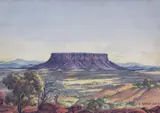 Albert Namatjira, Flat Top Mountain