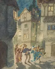 Untitled by Norman Lindsay, watercolour on paper, sold Dec 2014
