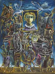 Memories 2012 by Yosl Bergner, 2012, oil on canvas, offered Dec 2014