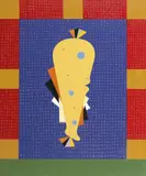 Robert Jacks, Head of the Magician 1996, 1996, oil on canvas