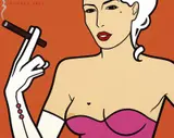 Hazel Dooney, 21C Feminism: Resized for Easy Consumption 2002, 2002, high gloss enamel on board