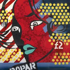 Dennis Ropar, Tear Drop Girl 2009, 2009, synthetic polymer paint on canvas