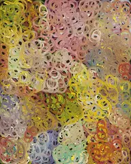 Mountain Devil Dreaming 2003 by Gloria Petyarre, 2003, Mountain Devil Dreaming, sold Dec 2014