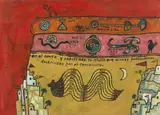 Alan Davie, El Terremoto (Earthquake) 1989