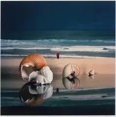 Rex Dupain, Landscape with Red Figure 2012, 2012, Lambda colour photograph