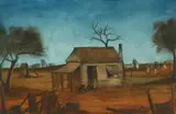 Pro Hart, The Miner's House 1966