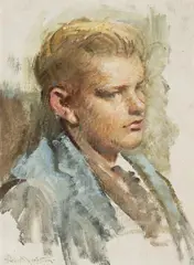 Percy Watson, Don the Fair-Haired Boy, oil on canvas on board
