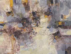 Robert Grieve, Japanese Theme 1966, 1966, oil on canvas on board
