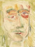Charles Blackman, Green Barbara 1953, 1953, monotype