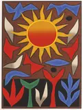 John Coburn, Sun Music 1989, 1989, screenprint