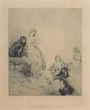 Light Lyrics 1926 by Norman Lindsay, 1926, etching, sold Dec 2014