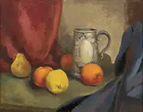 Roland Wakelin, Untitled (Still Life with Fruit and Pewter Jug)
