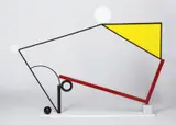 Peter D. Cole, Red and Yellow Landscape 2008, 2008, painted and patinated brass and aluminium