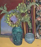 Criss Canning, Artichoke Flowers 1994, 1994, oil on canvas