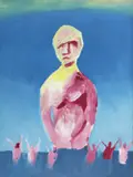 Bather 1975 by Sidney Nolan, 1975, ripolin on board, sold Sep 2014