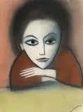 Robert Dickerson, Pensive Girl c1980