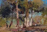 Walter Withers, Eltham, oil on canvas on board