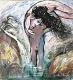 Arthur Boyd, Lovers in Creek 1962-63