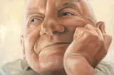 Vincent Fantauzzo, Charles Blackman, oil on canvas