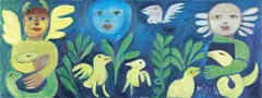 Mirka Mora, Midnight Angel 2007, 2007, oil on canvas