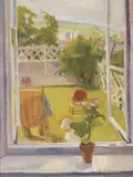 Arnold Shore, The Holiday 1953, 1953, oil on canvas