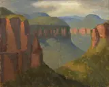 Roland Wakelin, Untitled (Mountains)
