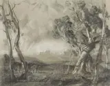 Hans Heysen, Untitled (Landscape)