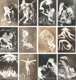 Arthur Boyd, Lady and the Unicorn series 1973-75, 1973-75, suite of twelve etchings with aquatint (12)