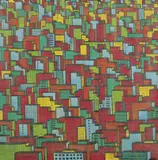 Claudio Tozzi, Trama Reticular Urbana 1983, 1983, synthetic polymer paint on canvas