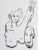 Arthur Boyd, Home from the Front, ink on paper