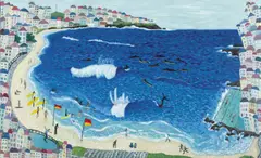 Sue Anderson, Windy Day Bondi 2010, 2010, oil on linen