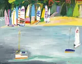 Ken Done, Sails 1992, 1992, oil on board