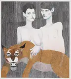 Justin Lee Williams, No Stripes like Tiger Stripes 2010, 2010, mixed media on paper
