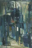 Margo Lewers, Iceworks, oil on board