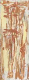 David Rankin, Standing Figures, oil on canvas on board