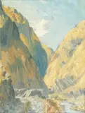 Albert Henry Fullwood, Untitled (Lindis Pass, Queenstown, New Zealand) c1890