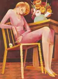 Bill Coleman, Untitled (Young Woman with Tulips)