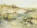 William Boissevain, Untitled (Landscape) 1974