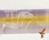 Seated Figure c1957 by Sidney Nolan, c1957, mixed media on paper, offered Sep 2014