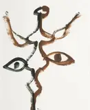 Figure I c1956 by Sidney Nolan, c1956, mixed media on paper, offered Sep 2014