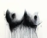 Kieran Antill, DayDreams XI, gesso, pigment and charcoal on canvas