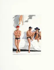 Lonely Red Cap by Alexander Lavroff, oil on canvas, offered Sep 2014