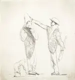 Fred Williams, Music Hall 1956, 1956, etching and drypoint