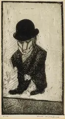 Little Man by Fred Williams, etching, aquatint, engraving and drypoint, offered Sep 2014