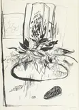 Brett Whiteley, Flowers on the Table 1977, 1977, lithograph