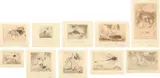 John Olsen, Summer at Owl's Wood 2003, 2003, folio of ten etchings and frontispiece in case